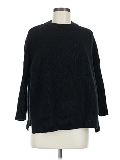 Pre-owned French Connection Pullover Sweater In Black