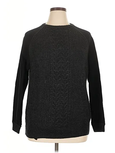 Pre-owned French Connection Pullover Sweater In Black