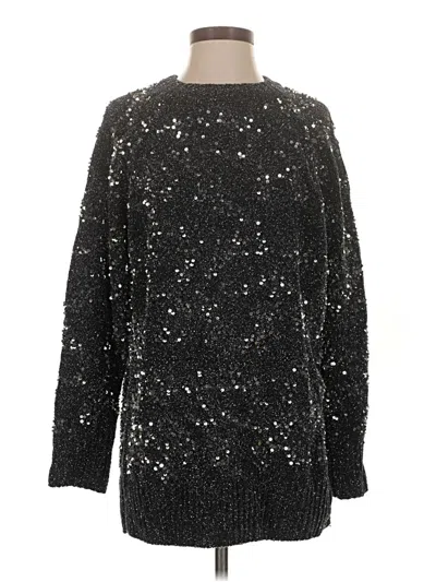 Pre-owned French Connection Pullover Sweater In Black