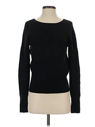 Pre-owned French Connection Pullover Sweater In Black