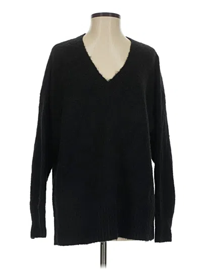 Pre-owned French Connection Pullover Sweater In Black