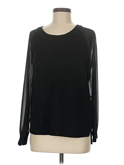 Pre-owned French Connection Pullover Sweater In Black