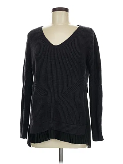 Pre-owned French Connection Pullover Sweater In Black