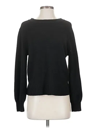 Pre-owned French Connection Pullover Sweater In Black