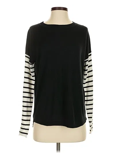 Pre-owned French Connection Pullover Sweater In Black