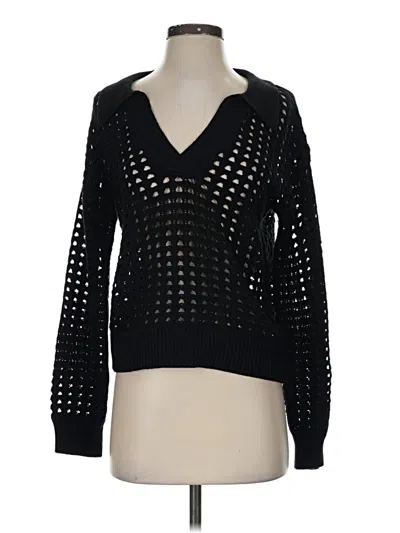 Pre-owned French Connection Pullover Sweater In Black