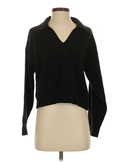 Pre-owned French Connection Pullover Sweater In Black