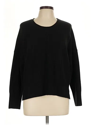 Pre-owned French Connection Pullover Sweater In Black