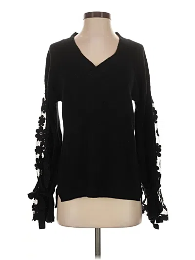 Pre-owned French Connection Pullover Sweater In Black