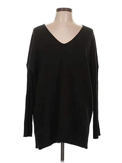 Pre-owned French Connection Pullover Sweater In Black