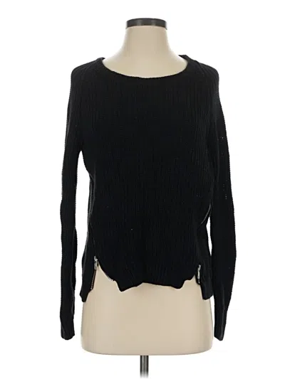 Pre-owned French Connection Pullover Sweater In Black