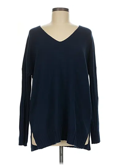Pre-owned French Connection Pullover Sweater In Blue