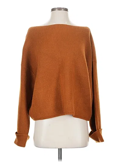 Pre-owned French Connection Pullover Sweater In Brown