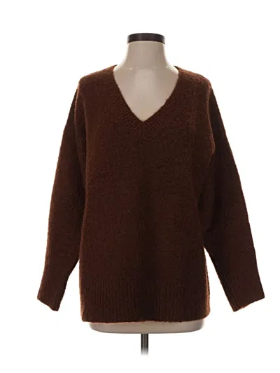 Pre-owned French Connection Pullover Sweater In Brown