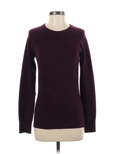 Pre-owned French Connection Pullover Sweater In Burgundy