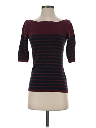 Pre-owned French Connection Pullover Sweater In Burgundy