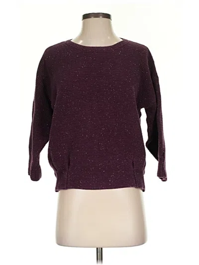 Pre-owned French Connection Pullover Sweater In Burgundy