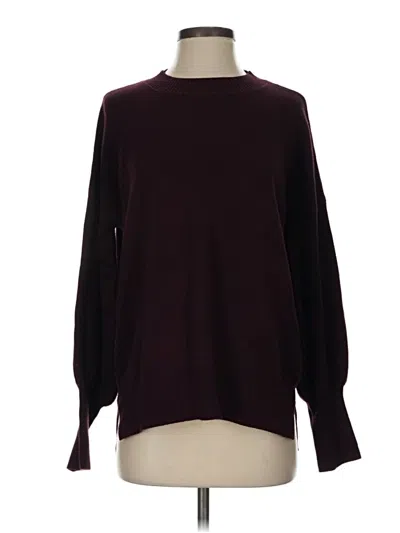 Pre-owned French Connection Pullover Sweater In Burgundy