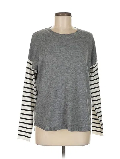 Pre-owned French Connection Pullover Sweater In Gray