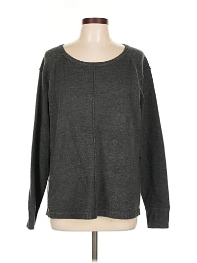 Pre-owned French Connection Pullover Sweater In Gray