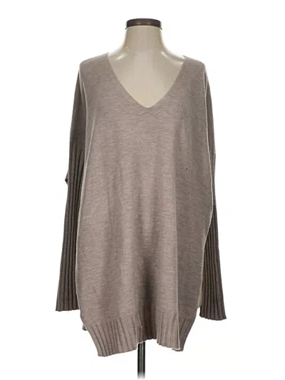 Pre-owned French Connection Pullover Sweater In Gray