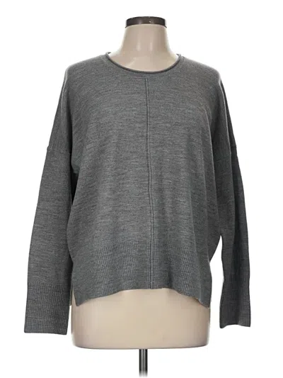 Pre-owned French Connection Pullover Sweater In Gray