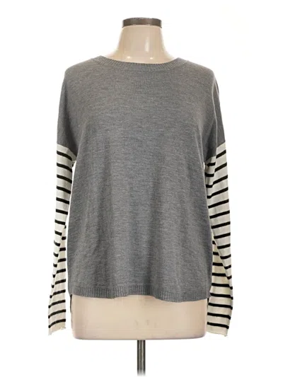 Pre-owned French Connection Pullover Sweater In Gray