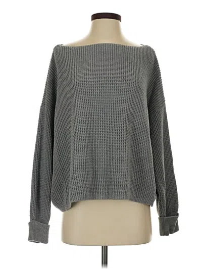 Pre-owned French Connection Pullover Sweater In Gray