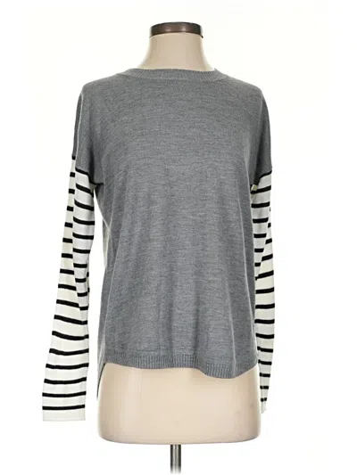 Pre-owned French Connection Pullover Sweater In Gray