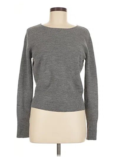 Pre-owned French Connection Pullover Sweater In Gray