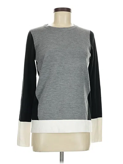 Pre-owned French Connection Pullover Sweater In Gray