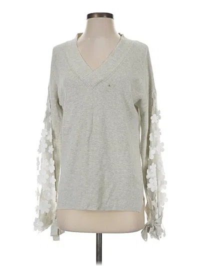 Pre-owned French Connection Pullover Sweater In Gray