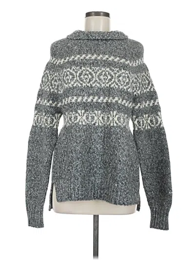 Pre-owned French Connection Pullover Sweater In Gray