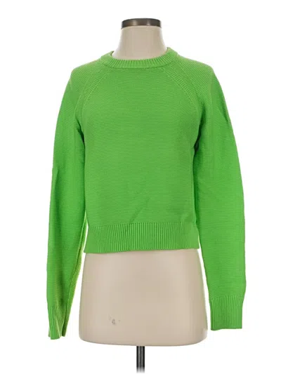 Pre-owned French Connection Pullover Sweater In Green