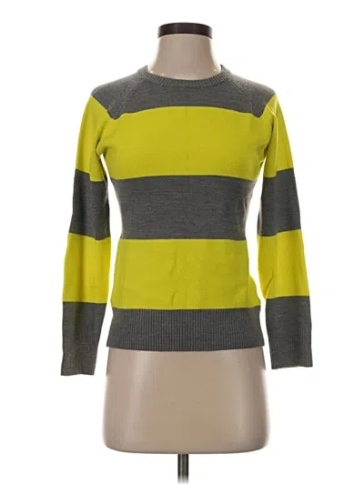 Pre-owned French Connection Pullover Sweater In Green