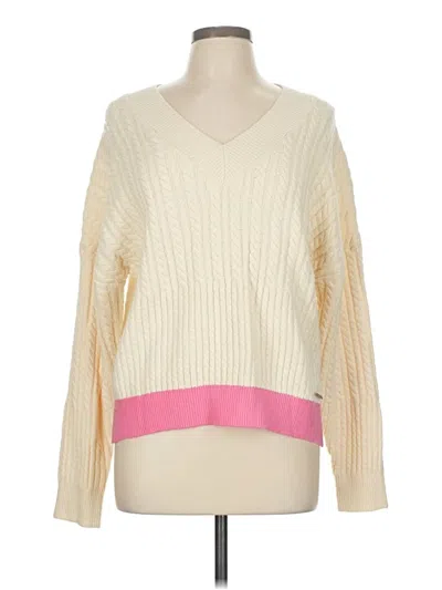 Pre-owned French Connection Pullover Sweater In Ivory