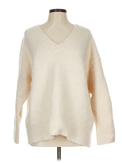 Pre-owned French Connection Pullover Sweater In Ivory