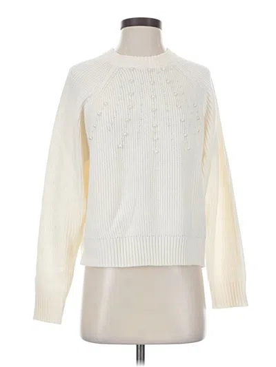 Pre-owned French Connection Pullover Sweater In Ivory