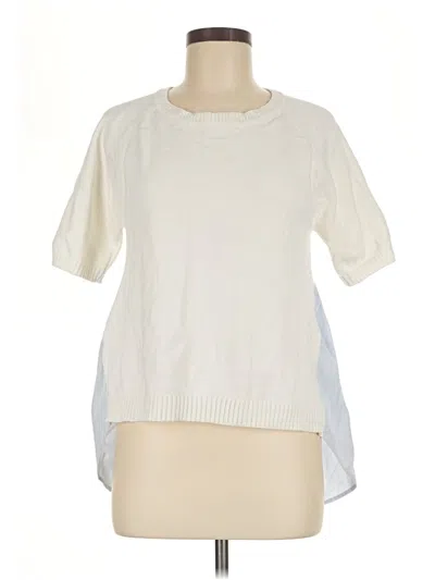 Pre-owned French Connection Pullover Sweater In Ivory