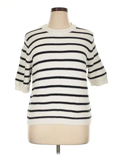Pre-owned French Connection Pullover Sweater In Ivory