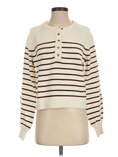 Pre-owned French Connection Pullover Sweater In Ivory