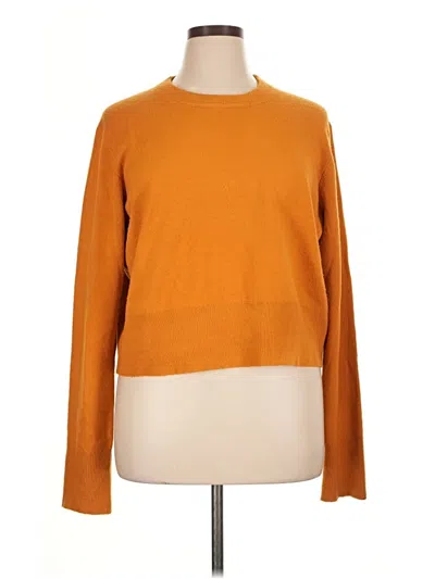 Pre-owned French Connection Pullover Sweater In Orange