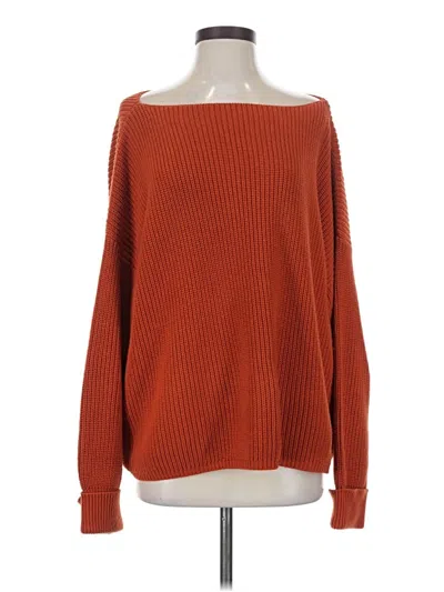 Pre-owned French Connection Pullover Sweater In Orange