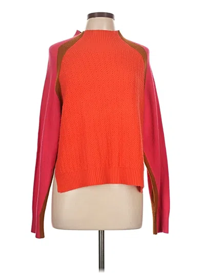Pre-owned French Connection Pullover Sweater In Orange