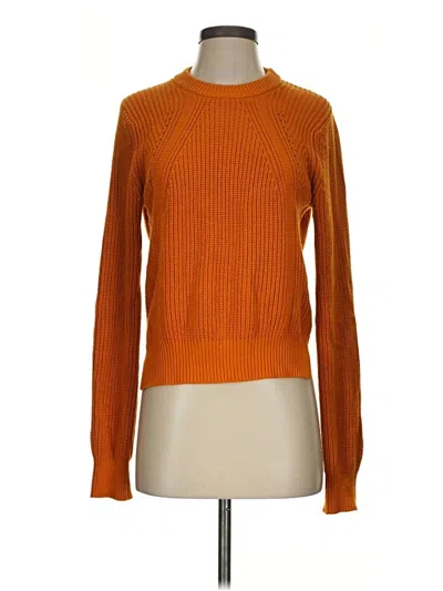 Pre-owned French Connection Pullover Sweater In Orange