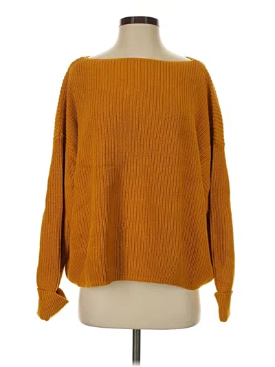 Pre-owned French Connection Pullover Sweater In Orange