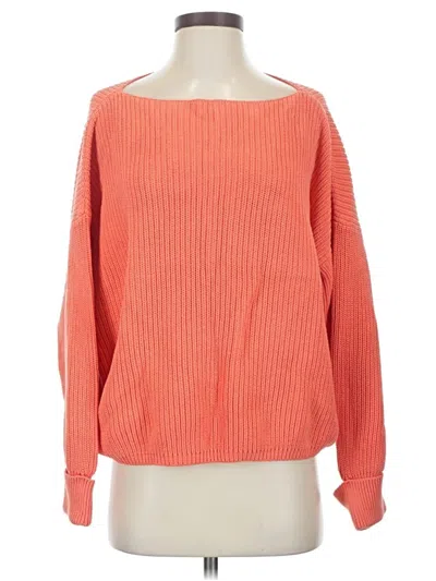 Pre-owned French Connection Pullover Sweater In Orange