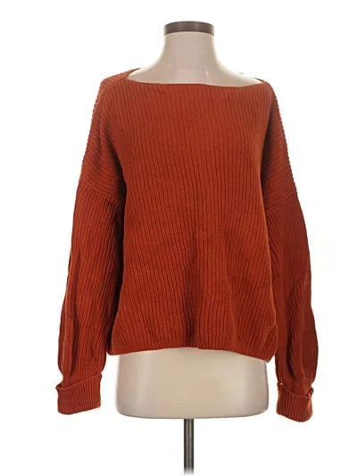 Pre-owned French Connection Pullover Sweater In Orange