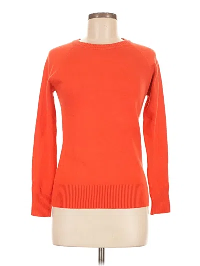 Pre-owned French Connection Pullover Sweater In Orange