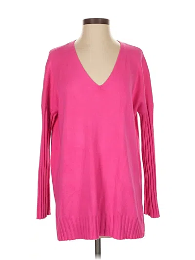 Pre-owned French Connection Pullover Sweater In Pink